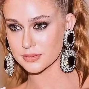 😍  Statement Big Drop Rhinestone Earrings